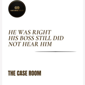 HE WAS RIGHT HIS BOSS STILL DID NOT HEAR HIM